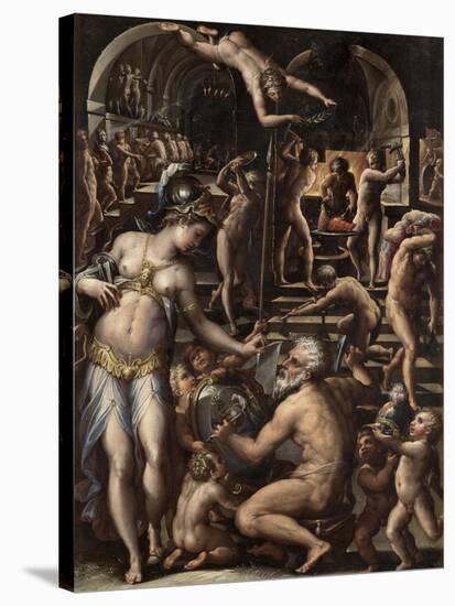 The Furnace of Volcano, 1563-1565-Giorgio Vasari-Stretched Canvas