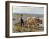 The Furrow, 1897-Edouard Debat-Ponsan-Framed Giclee Print