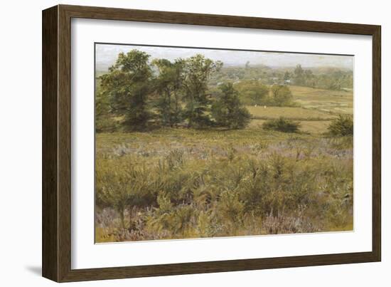 The Furze Field, 19th Century-Samuel Palmer-Framed Giclee Print