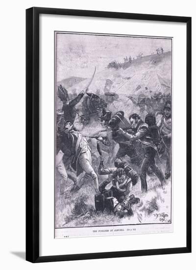 The Fusiliers at Albuera-William Barnes Wollen-Framed Giclee Print