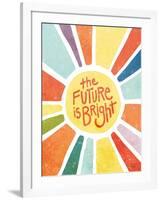 The Future Is Bright-Dina June-Framed Art Print