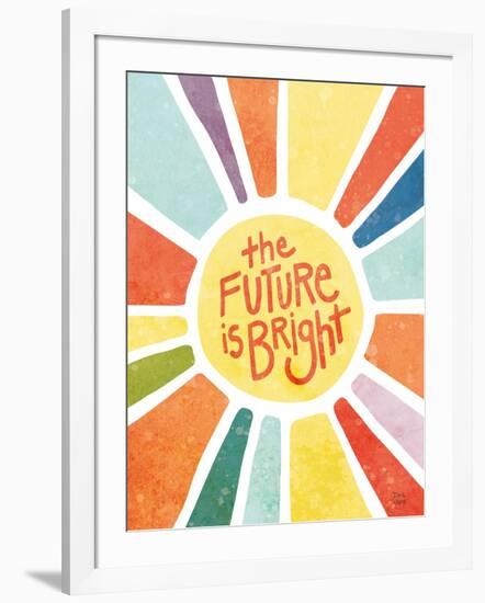 The Future Is Bright-Dina June-Framed Art Print