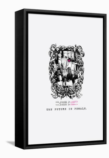 The Future is Female-null-Framed Stretched Canvas
