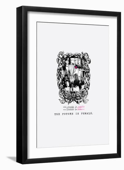 The Future is Female-null-Framed Art Print