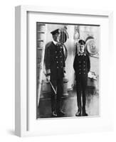 The Future King Edward VIII as a Midshipman in HMS Hindustan, C1910-null-Framed Giclee Print