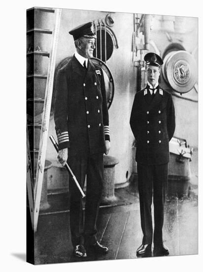 The Future King Edward VIII as a Midshipman in HMS Hindustan, C1910-null-Stretched Canvas