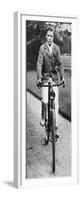 The Future King Edward VIII Riding His Bicycle in 1911-null-Framed Premium Giclee Print