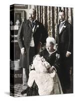 The Future King Edward Viiis Christening Day, 16 July 1894-null-Stretched Canvas