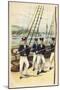 The Future King Geoge V as a Naval Cadet, 1877-Henry Payne-Mounted Giclee Print