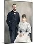 The future King George V and Queen Mary shortly after their marriage, 1893 (1911)-WS Stuart-Mounted Photographic Print