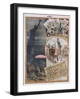 The Future of the Statue of Liberty'. Caricature from 'Judge' Magazine around the Time of its Const-null-Framed Giclee Print