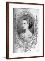 The future Queen Alexandra at the time of her marriage, c1863 (1910)-Unknown-Framed Giclee Print