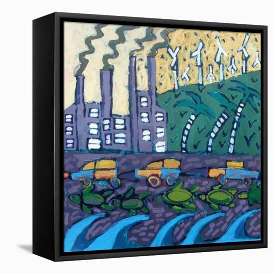 The Future-Paul Powis-Framed Stretched Canvas