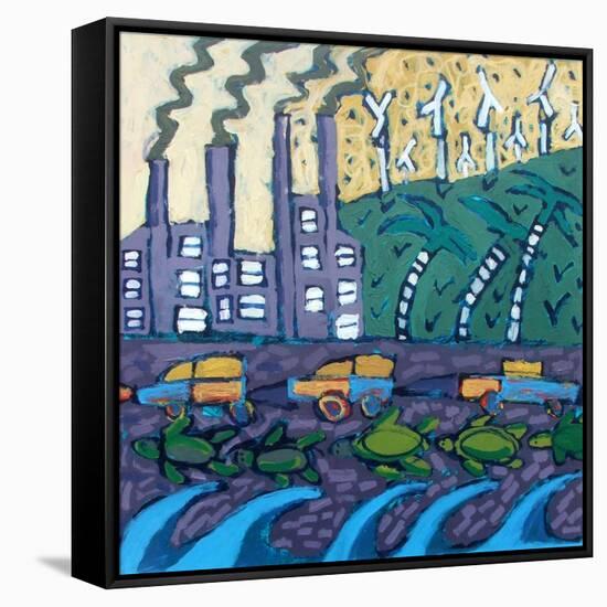 The Future-Paul Powis-Framed Stretched Canvas