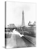The Fylde Coast Express at Blackpool Central Station-null-Stretched Canvas