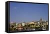 The Galata Tower and City Along the Bosphorus Strait, Istanbul, Turkey, Europe, Eurasia-Simon Montgomery-Framed Stretched Canvas