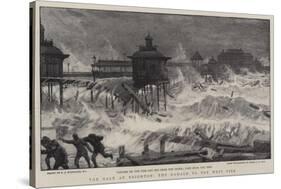 The Gale at Brighton, the Damage to the West Pier-Charles Joseph Staniland-Stretched Canvas