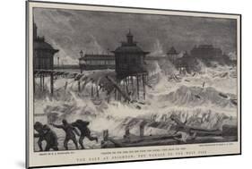 The Gale at Brighton, the Damage to the West Pier-Charles Joseph Staniland-Mounted Giclee Print