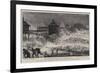 The Gale at Brighton, the Damage to the West Pier-Charles Joseph Staniland-Framed Giclee Print