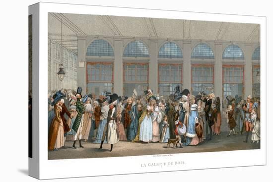 The Galerie De Bois, Paris, 1787-Urrabieta-Stretched Canvas