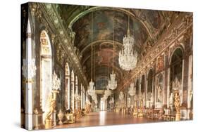 The Galerie Des Glaces (Hall of Mirrors) 1678-84-Jules Hardouin Mansart-Stretched Canvas