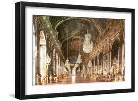 The Galerie Des Glaces (Hall of Mirrors) 1678-84-Jules Hardouin Mansart-Framed Giclee Print