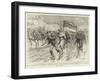 The Gales on the South Coast, Dragging the Lifeboat from Brighton to Portslade-Godefroy Durand-Framed Giclee Print