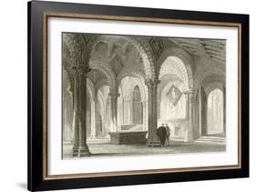 The Galilee, West End of Durham Cathedral-Thomas Allom-Framed Giclee Print