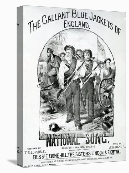 The Gallant Blue Jackets of England-null-Stretched Canvas