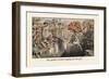 The Gallant Curtius Leaping Into the Gulf-John Leech-Framed Premium Giclee Print