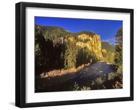 The Gallatin River Near Bozeman, Montana, USA-Chuck Haney-Framed Photographic Print