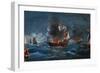 The Galleon Great Harry, Flagship of English Fleet, Oil on Canvas-null-Framed Giclee Print