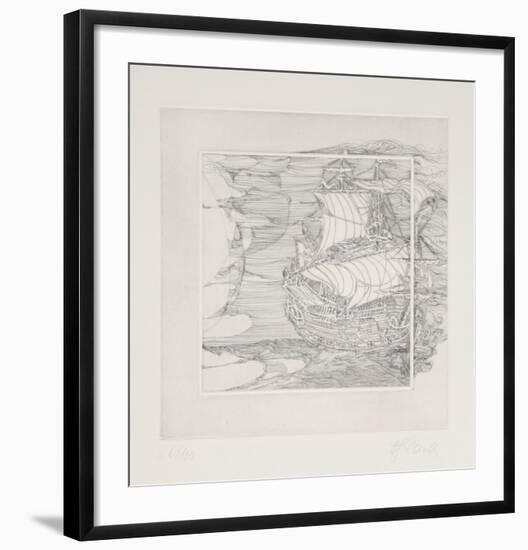 The Galleons Suite - Untitled #2-Rauch Hans Georg-Framed Limited Edition