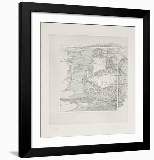 The Galleons Suite - Untitled #2-Rauch Hans Georg-Framed Limited Edition