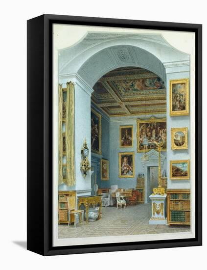 The Gallery at Chiswick House-William Henry Hunt-Framed Stretched Canvas
