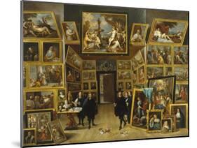 The Gallery of Archduke Leopold Wilhelm-David Teniers the Younger-Mounted Giclee Print