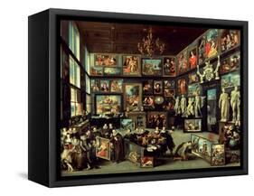 The Gallery of Cornelis Van Der Geest-Willem van Haecht-Framed Stretched Canvas