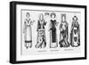 'The Gallery of Costume: Dresses Worn in the Last Years of Edward III's Reign', c1934-Unknown-Framed Giclee Print