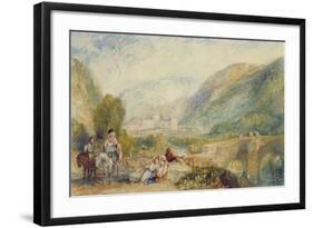 The Gallery of Modern British Artists 1834-1836 Watercolours, Rievaulx Abbey-J. M. W. Turner-Framed Giclee Print