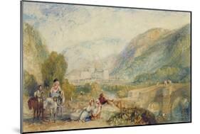 The Gallery of Modern British Artists 1834-1836 Watercolours, Rievaulx Abbey-J. M. W. Turner-Mounted Giclee Print