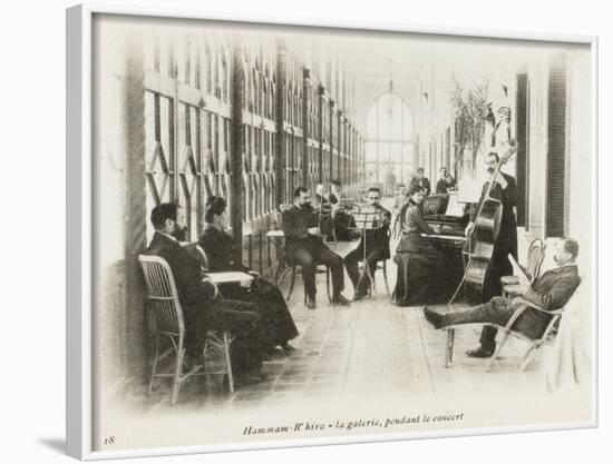 The Gallery of the R'Hira Steam Bath During a Concert - Algiers, Algeria-null-Framed Photographic Print
