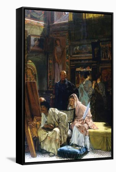 The Gallery-Sir Lawrence Alma-Tadema-Framed Stretched Canvas