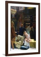 The Gallery-Sir Lawrence Alma-Tadema-Framed Art Print