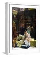 The Gallery-Sir Lawrence Alma-Tadema-Framed Art Print