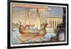 The Galley of Cleopatra, C1900-null-Framed Giclee Print