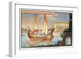 The Galley of Cleopatra, C1900-null-Framed Giclee Print