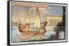 The Galley of Cleopatra, C1900-null-Framed Stretched Canvas