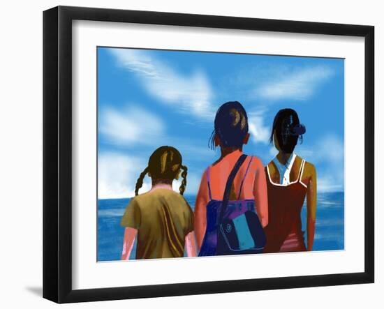 The Gals, Cape Cod-Mark Ulriksen-Framed Art Print