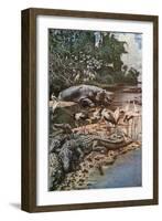 The Gambia River, as Described by Captain Jobson-Harry Hamilton Johnston-Framed Giclee Print