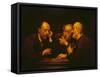 The Gamblers, 1892-null-Framed Stretched Canvas